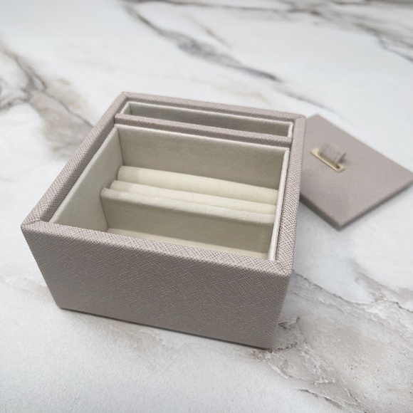 Stackers Jewelry Box & Phone Stand (Taupe) - Picture 7 of 8